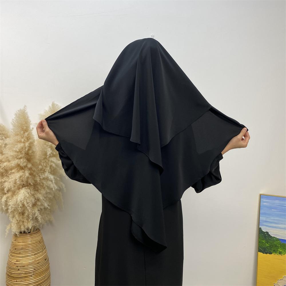 Women Fashion High Quality Hijabs Girl Muslim Ethnic Scarves Shawls Adjustable Nylon Headscarf Turkish Daily
