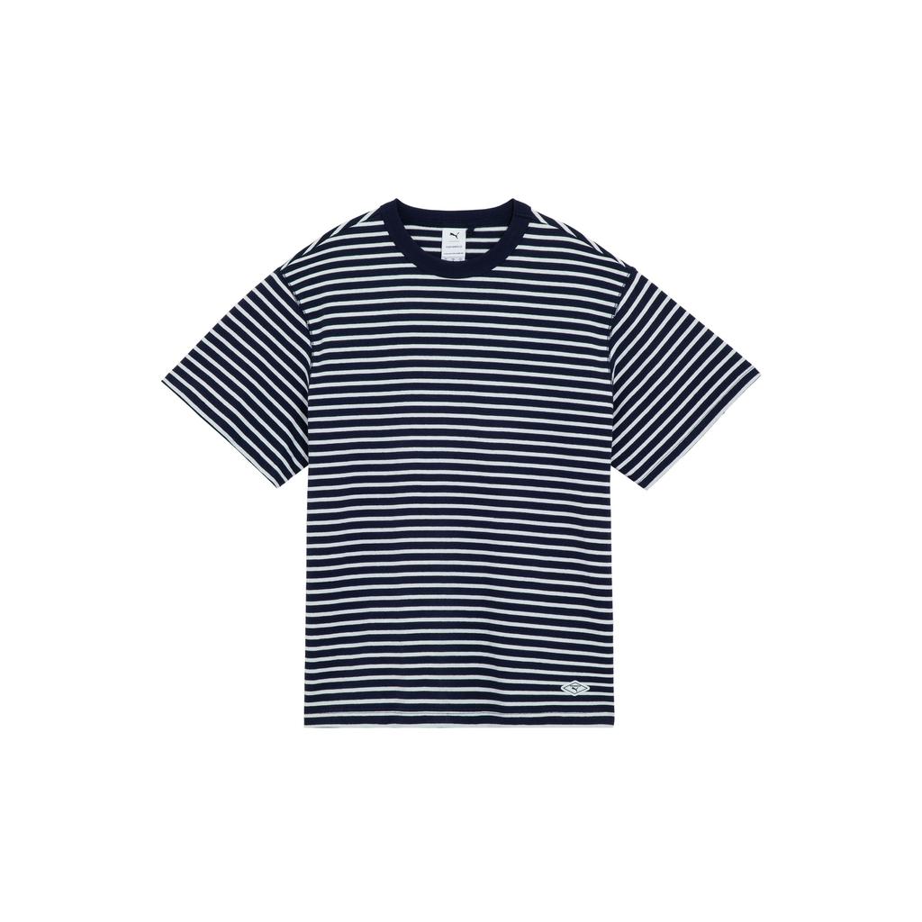 Puma x Nanamica Striped Tee Blue Men Tops 539854-06