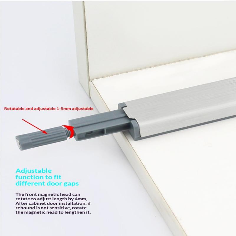 10 Pcs Magnetic Push Latches For Cabinets, Push To Open Cabinet Hardware, Push Touch Latch, Kitchen Door Push Latch