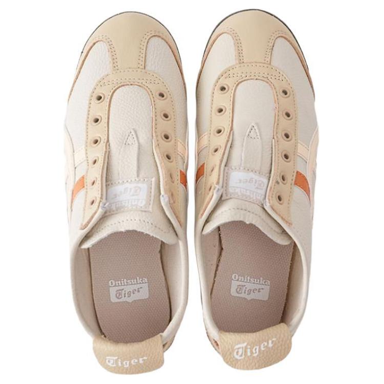 Onitsuka Tiger Mexico 66 Minimalist Comfortable Slip-Resistant Durable Low-Top Lifestyle Casual Shoes Unisex sneaker Light-Brown 1183B815-252