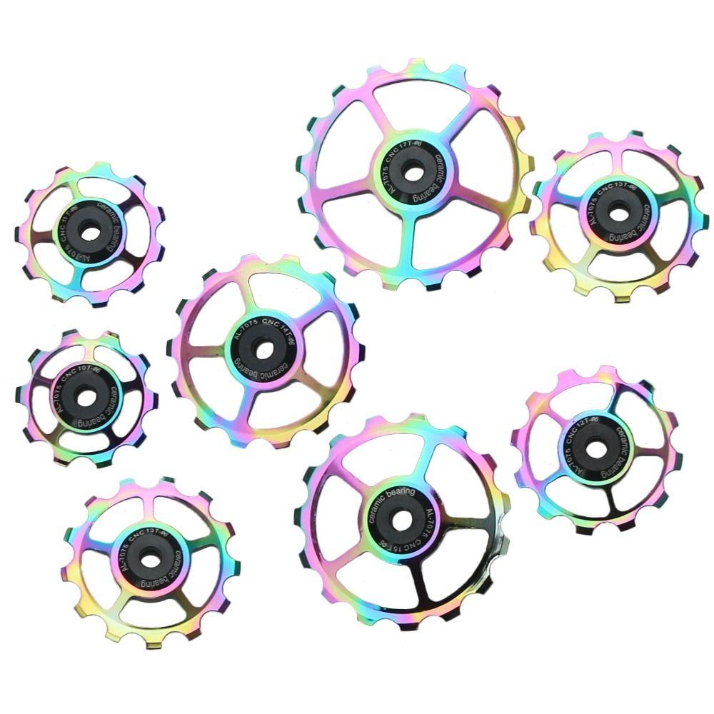 Accessories Bike Rear Derailleur Bicycle Rear Pulley Bike Ceramic Bearing Guide Bike Jockey Wheel