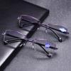 Eyeglasses Anti-blue Light Reading Glasses Rimless Presbyopic Eyewear Computer Eyeglasses