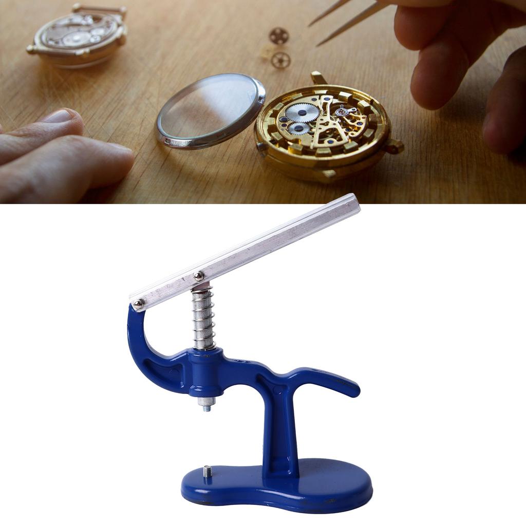 Watch Press Tool Professional Efficient Back Case Press Closer Battery Replacement Tool With 12 Fitting Dies