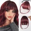 Bangs Wig Synthetic Bangs Lady Invisible Bangs  Age Reduction Forehead Wig Piece Wigs For Women A Variety of Colors Are Available