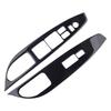 1 Set Car Interior Window Lift Switch Panel Trim Cover Fit for Infiniti G25 G35 G37 Left Hand Drive Glossy Black ABS