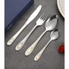 Mirror Finish Silver Gold Plated Stainless Steel Flatware Set Copper Silverware Set Rose Gold Spoon