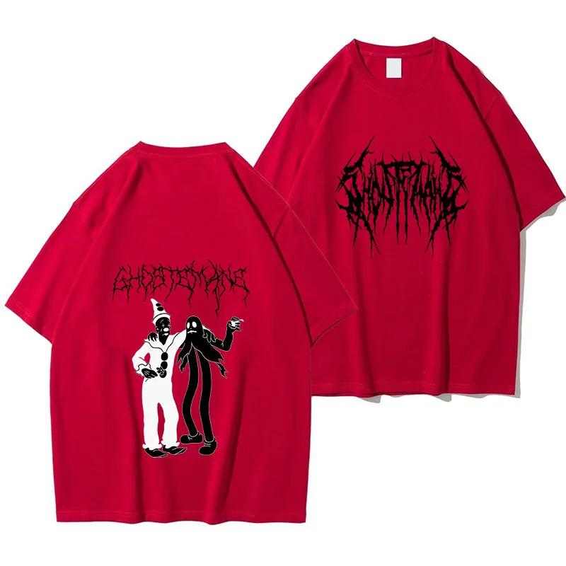 Ghostemane Graphic Print Men's T-Shirt Fashion Hip Hop Metal Rock Gothic T-Shirt Streetwear Plus Size T-Shirt Men
