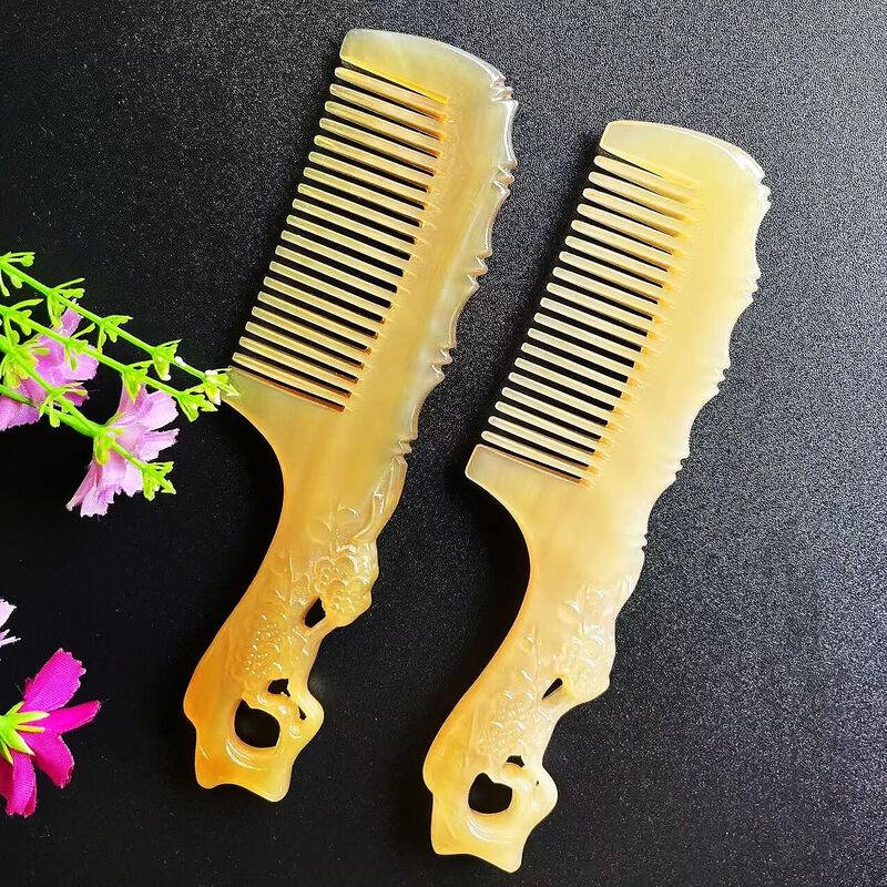 Portable Sheep Horn Carving Comb