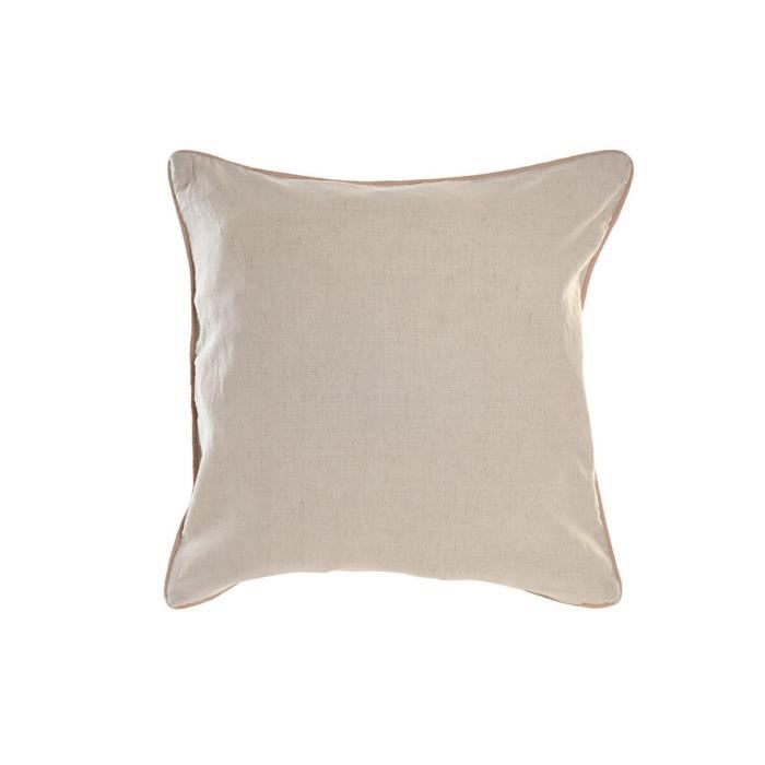 Coussin - Beige Rose - 50 X 15 X 50 Cm - Design Traditionnel - Confort Optimal