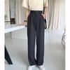 Summer Women's Casual Pants Wide Leg Pant Elegant Office Lady High Waist Loose Trousers
