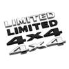 3D Metal 4X4 Limited Car Styling Tailgate Emblem Rear Boot Trunk Badge Sticker For Jeep Compass Wrangler Renegade Grand Cherokee AMO1