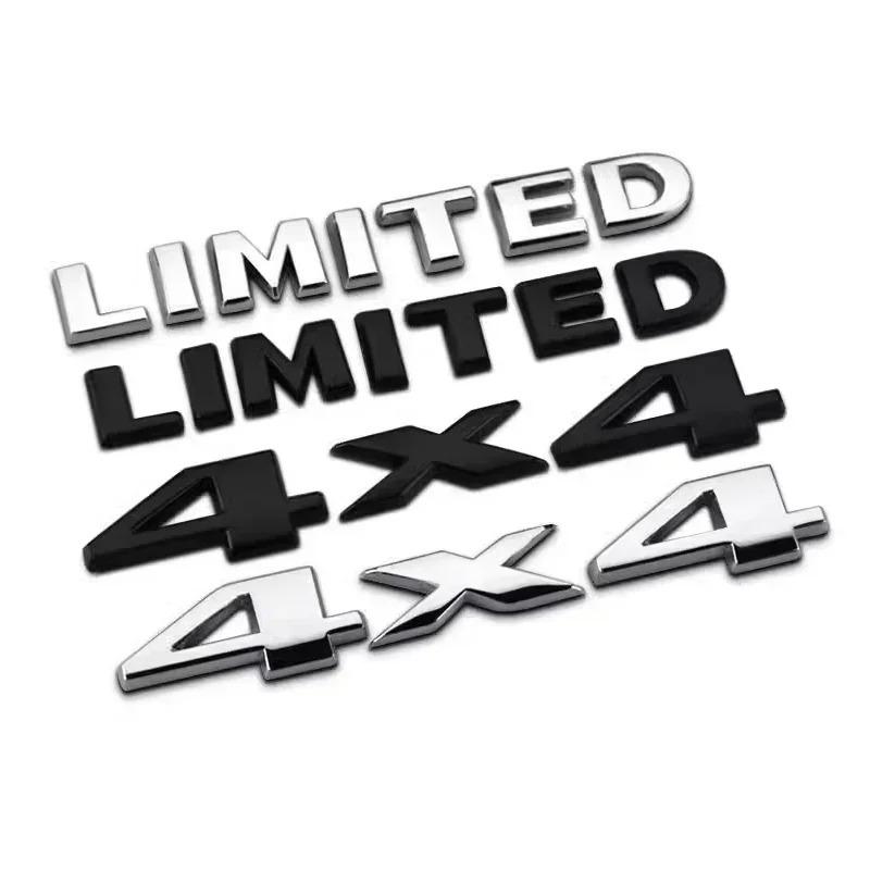 3D Metal 4X4 Limited Car Styling Tailgate Emblem Rear Boot Trunk Badge Sticker For Jeep Compass Wrangler Renegade Grand Cherokee AMO1