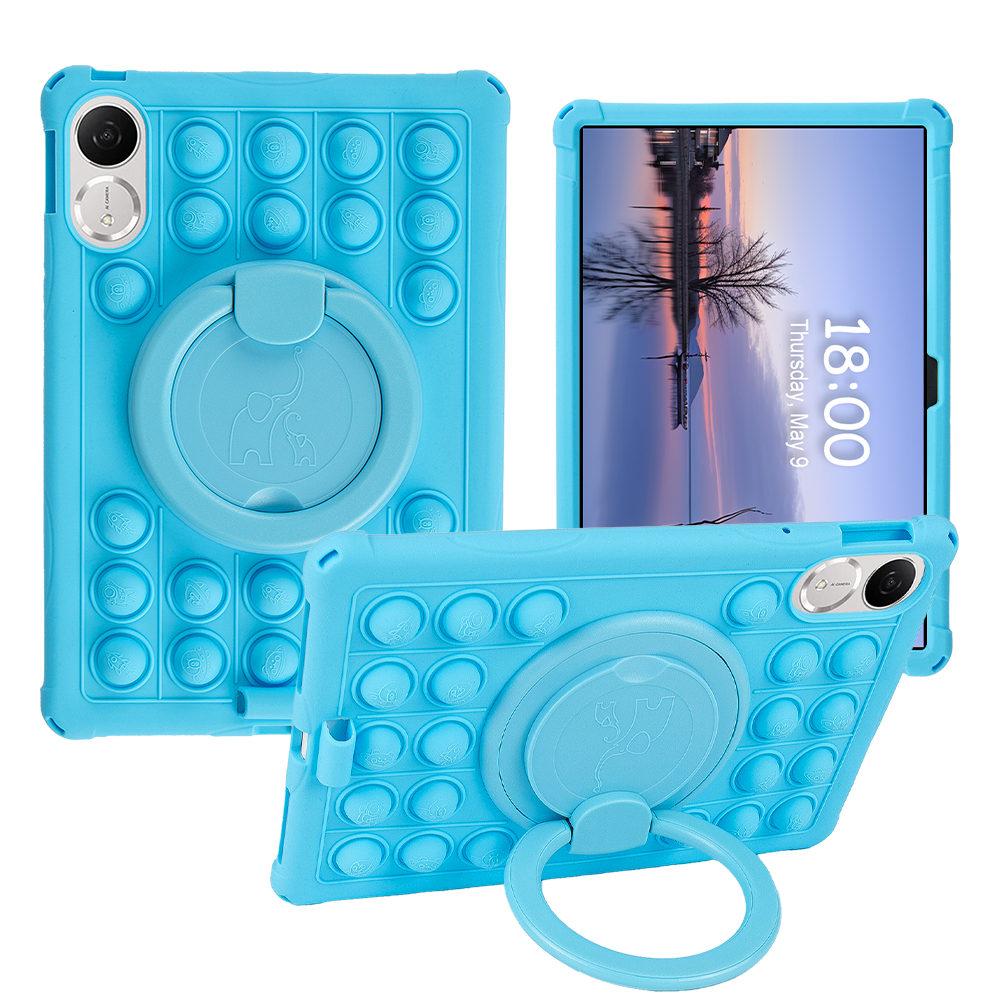 Pouzdro pro Honor Pad V9, Pop-it otočné měkké silikonové pouzdro pro Honor Pad V9 11,5 palce ROL-W00 Bezpečný stojánek pro děti