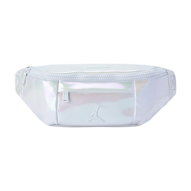 New Jordan Synthetic Leather Fanny Pack Unisex White JD2513105AD-004
