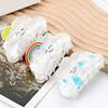 Hair Claw Cartoon Rainbow Shape Back Head Hair Clip Anti-slip Teeth Strong Grip Shark Hair Clip Versatile Hair Accessory