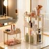 2/3-stöckiges Desktop-Kunststoff-Aufbewahrungsregal, große Kapazität, Make-up-Organizer, Halter zur Aufbewahrung von Hautpflegeprodukten und Parfüm für das Badezimmer