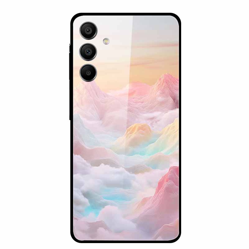 For Samsung A16 5G Case Back Hard New Cover for Samsung Galaxy A 16 SM-A166B Tempered Glass Case Funda Cool Designed Girls Capa