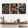 Vintage Cassette Tape and Vinyl Poster Modern Music Prints Canvas Painting Wall Art Pictures Home Room Classics Music Decoration