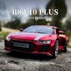 1:32 R8 V10 Plus C260l Alloy Diecast Car Model Toys Sound Light Pull Back Doors Opened Rubber Tires Miniature Vehices Boys Gifts