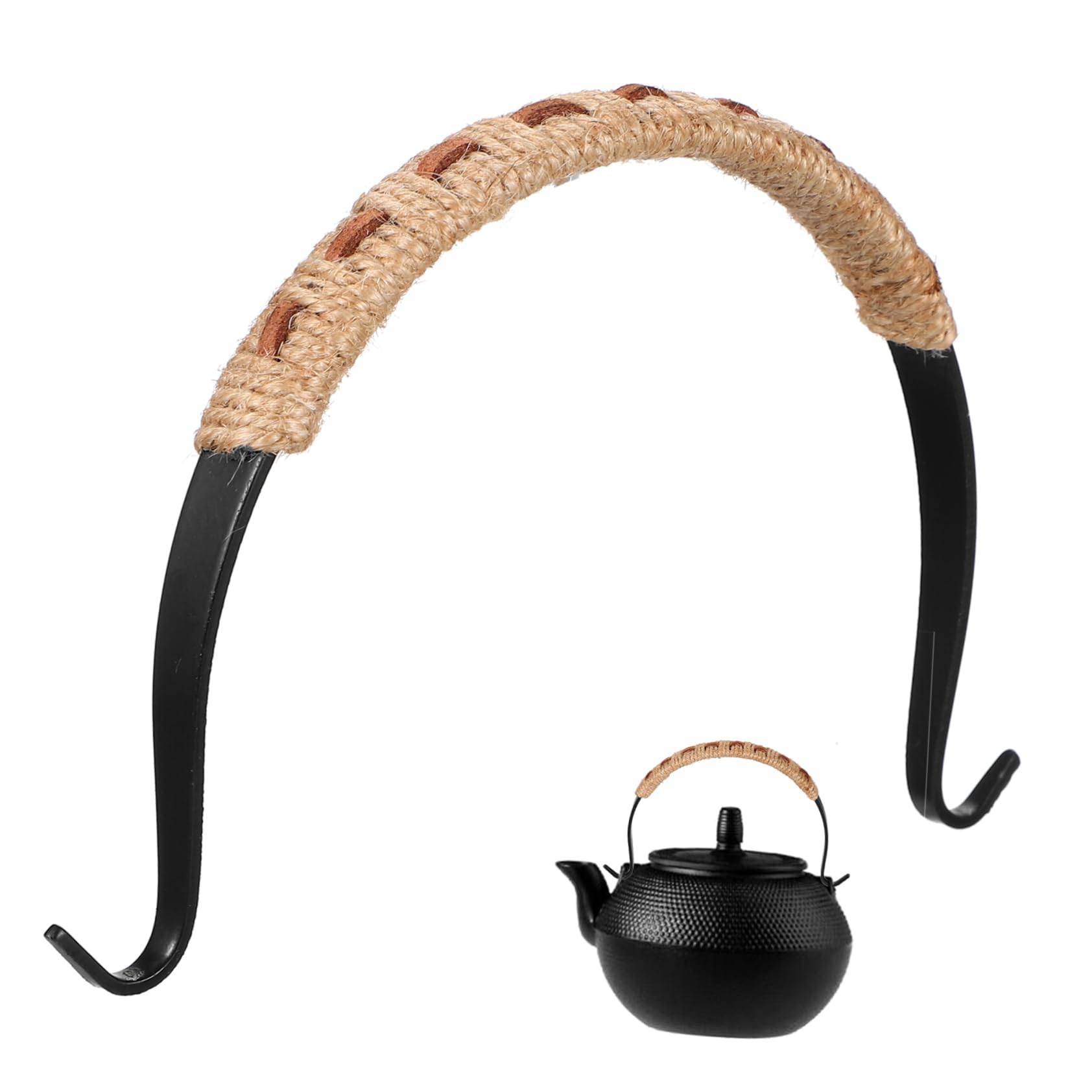

OUNONA Teapot Handle, Kettle Handle, Replacement for Whistling Kettle, Fire-Resistant, Non-Slip, Heat-Resistant, 11cm Wide, Stylish, Handmade Handle,