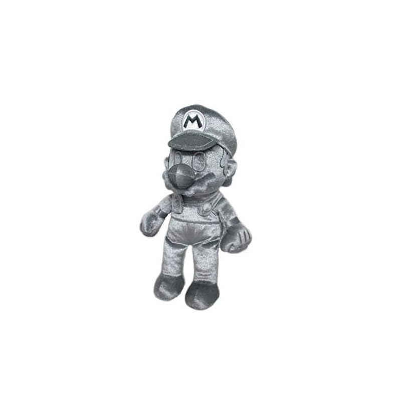 Sanei Boeki Super Mario ALL STAR COLLECTION Metal Mario (S) W11 x D11 x H24cm Plush Toy AC58