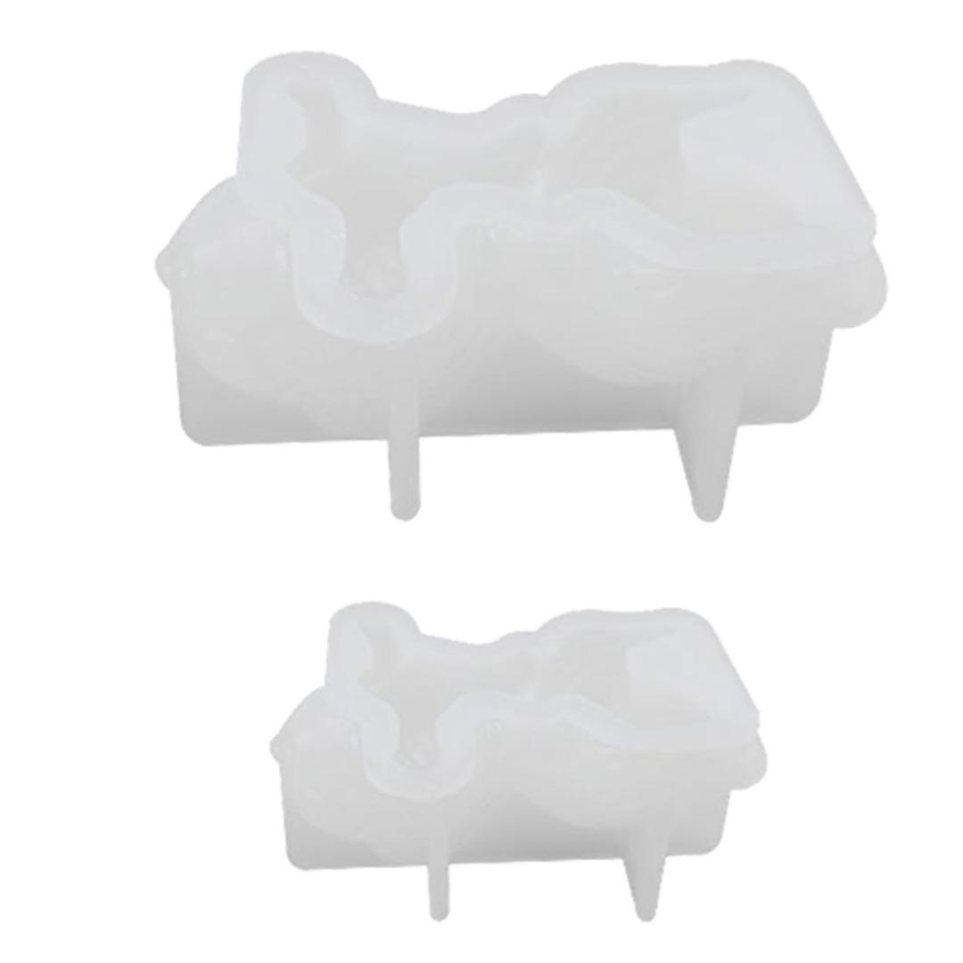 

2шт силиконовая золотая рыбка агат ювелирные изделия смола эпоксидная форма брелок для литья плесень