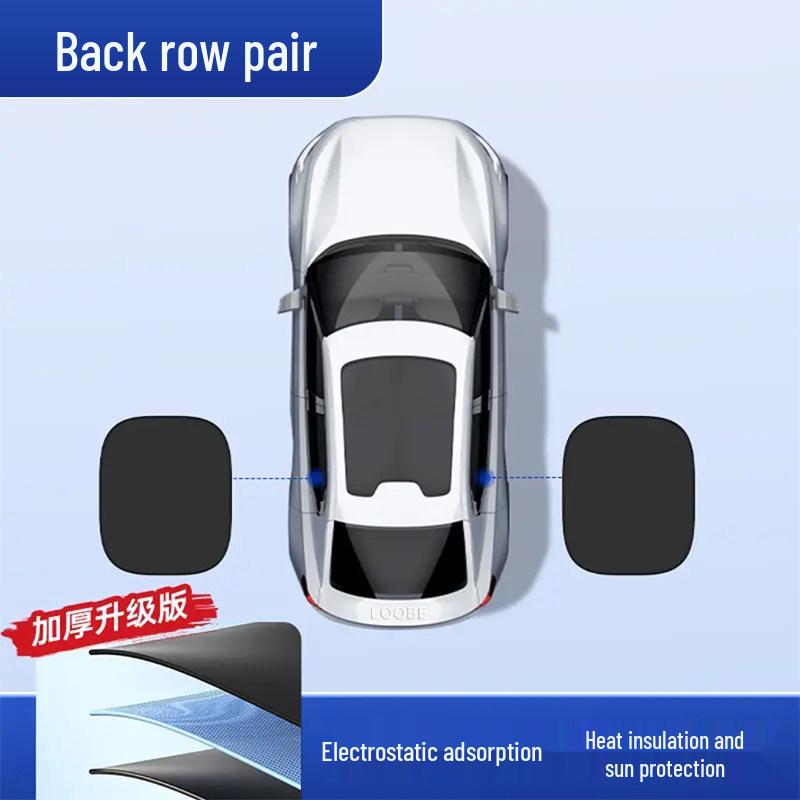 Car Side Window Sun Shade Privacy Curtain for Interior Sun Protection