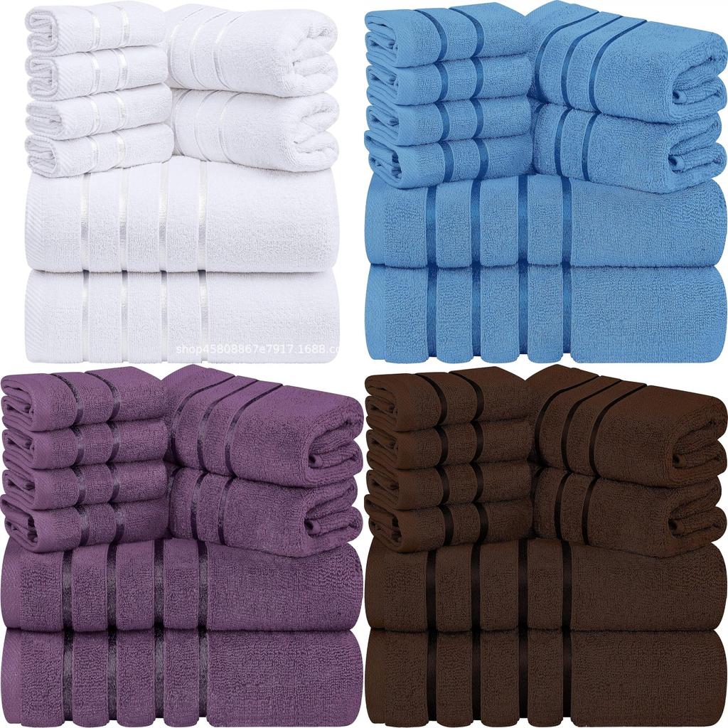 Pure Cotton Absorbent Bath Towel With Soft Texture For Daily Home Use