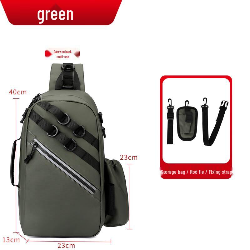 Brangdy Multi-functional Waterproof Outdoor Fishing Lure Bag 25x20x41 cm