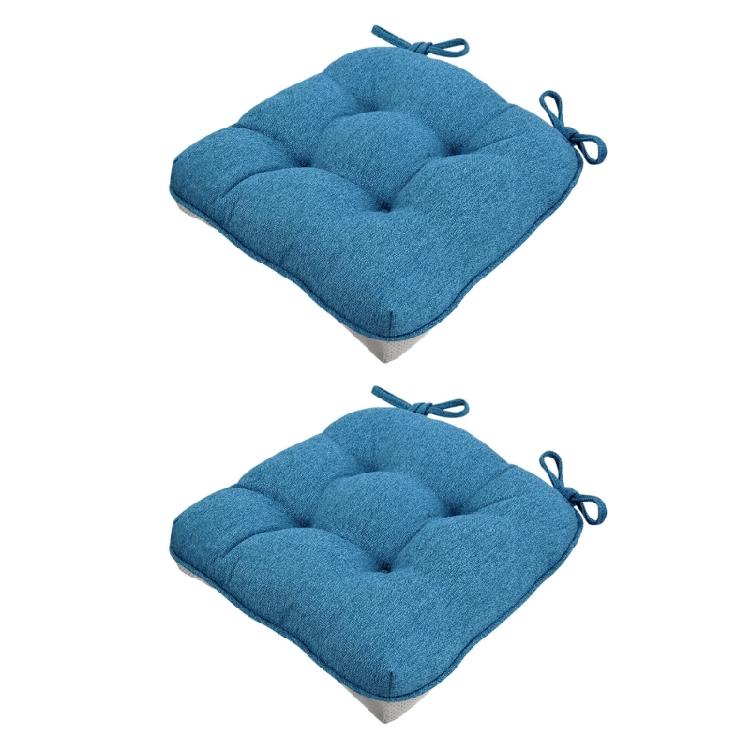 Thick Square Chair Cushion Features Nonslip Base Ideal For Home Offices And Restaurant Seatings