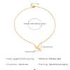 Mode Einfache Goldfarbe Edelstahl Friedenstaube Schwalbe Vogel Anhänger Halskette für Frauen Niedliche Tiere Halskette Kette Schmuck