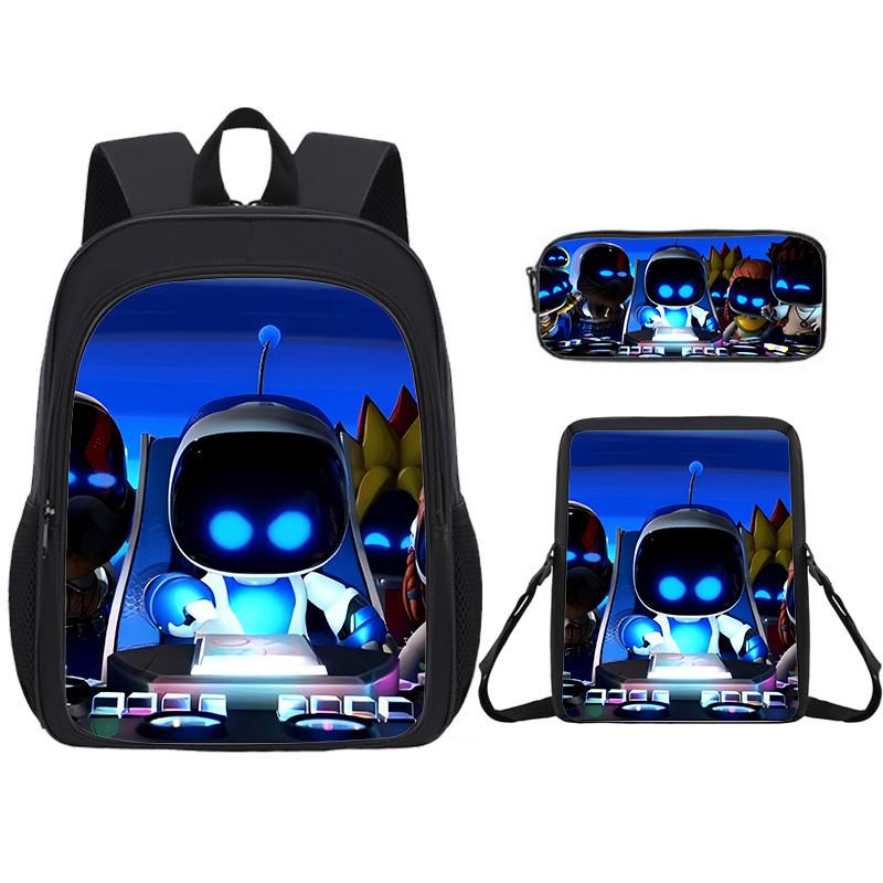 Student Cartoon Backpack Pack With Astro Bot Graphic Printing Design Daily For