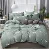 Påslakan Set Salviagrön Queen Size Jul Tecknad Älg Rådjur Träd Sängkläder Set Mjuk Mikrofiber Påslakan För Flickor Pojkar