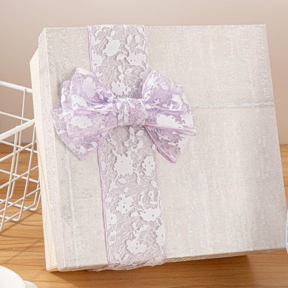 5cm Hollow Lace Ribbons 10 Yards Gifts Packaging Material New Chiffon Ribbon