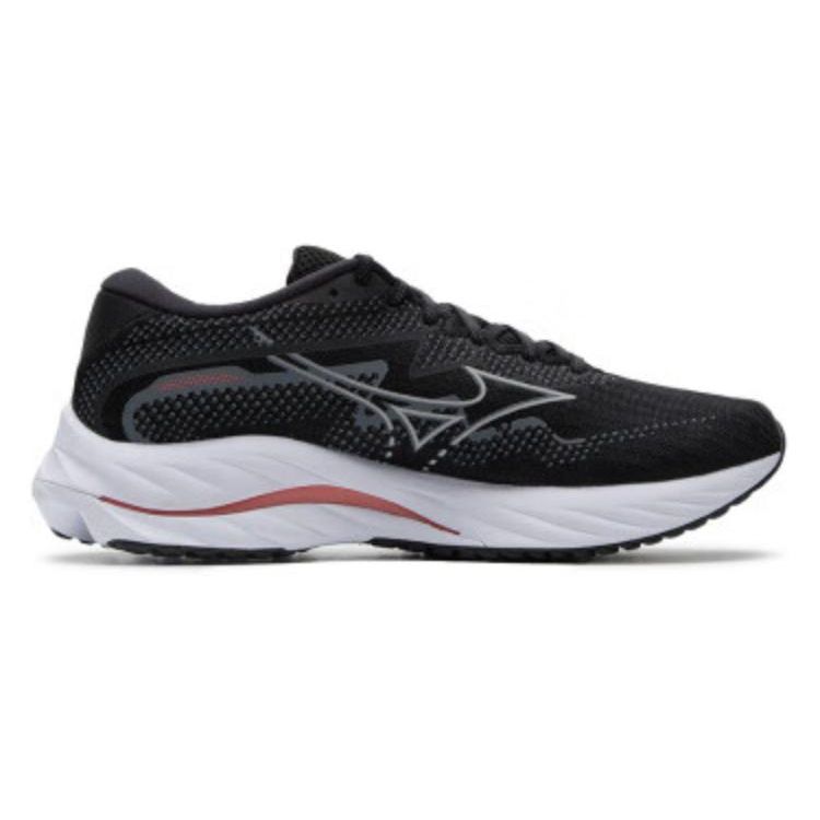 Mizuno Wave Rider 27 Unisex Nero Grigio Rosso J1GC230352