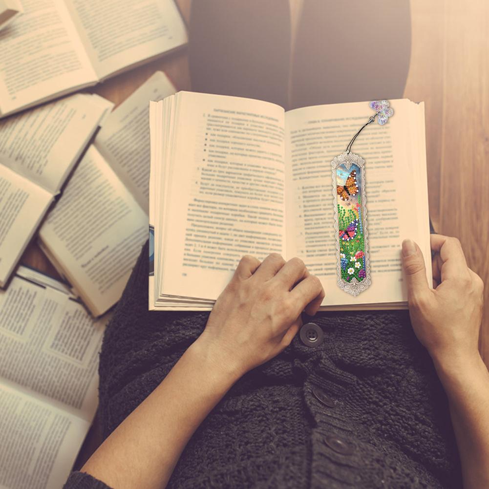 4Pcs DIY Diamond Painting Bookmark Diamond Bookmark Art Projects Diamond Painting Art Bookmarks for Reading Enthusiasts