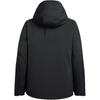 SALOMON Outlife FW24 Outdoor Series WP Down Hooded Water-Resistant Windproof Warm Jacket Unisex Jacket Deep-Black C23740