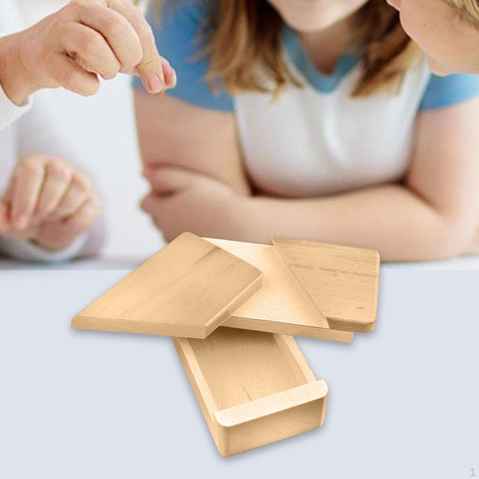 

Деревянная коробка-головоломка, развивающая игра, хранение, ремесло, уникальные украшения, невозможная головоломка, игрушка для