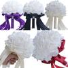 Silk Flowers Wedding Bouquets Pearl Bridesmaid Bouquet Fashion Bridal Bouquets  Wedding Accessories
