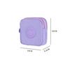 Portable Waterproof Coin Purse with Key Ring Wear-resistant Credit Card Holoder Solid Color Handbags