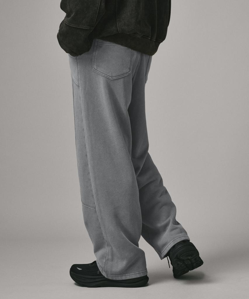 Beodeonteu Multi-Cut Line Pigment Sweatpants [Gray]