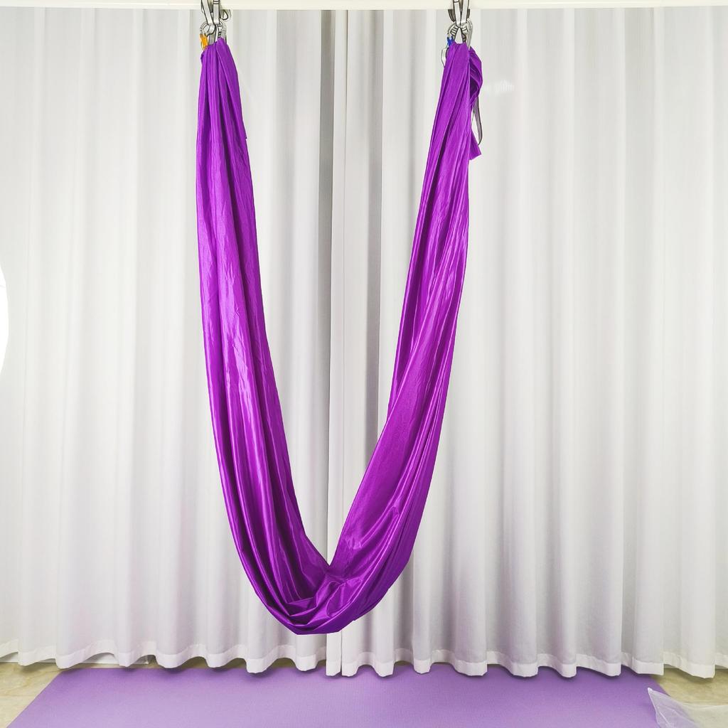 Seamless Elastic Aerial Yoga Hammock - 2.8m Anti-Gravity Flying Dance Swing Fabric