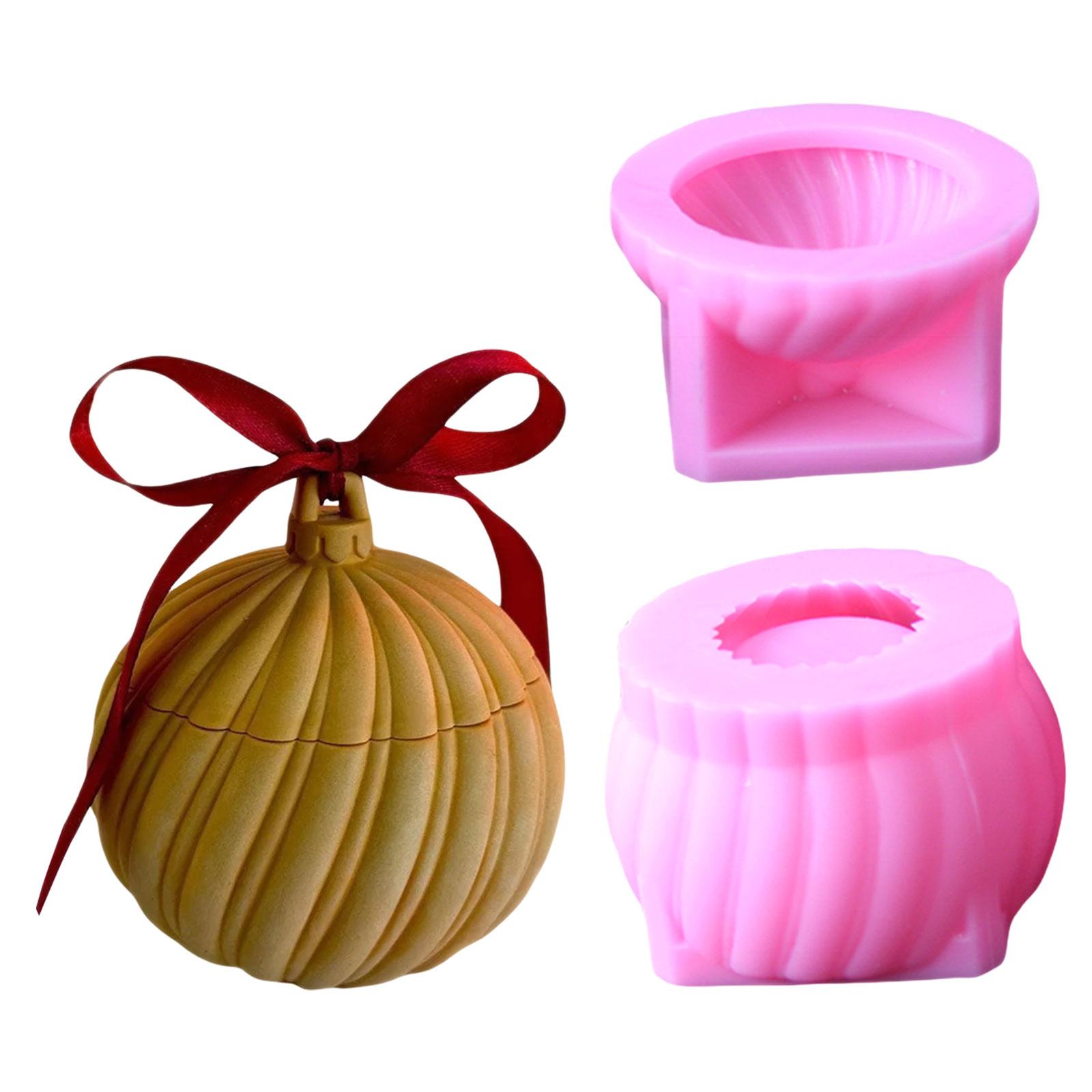 

Силиконовая форма для контейнера-сферы из смолы своими руками с крышкой. Прочная форма для контейнера для подсвечников и праздничных поделок.