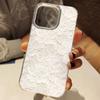 Elegant White Lace Floral Clear Phone Case For iPhone 17 16 15 14 13 12 11 Pro Max Air 14 15 Plus XS X XR Silicone Soft Cover