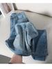 Full Sky Diamond Rhinestone Wide Leg Sparkle High Waist Slimming Jeans