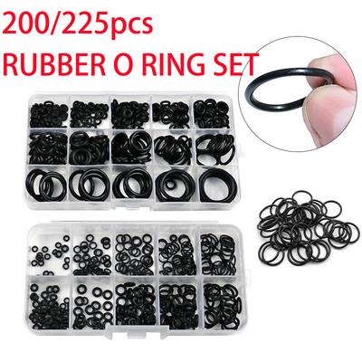 Gummi O-Ring Set Dichtungen Dichtung Nitrilgummi Bänder Hochdruck O-Ringe Reparatursatz Abdichtung Gummiband O Gummiringe