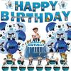 Baby Boss Birthday Party Decor Set: Banner, Cake Topper & Balloons