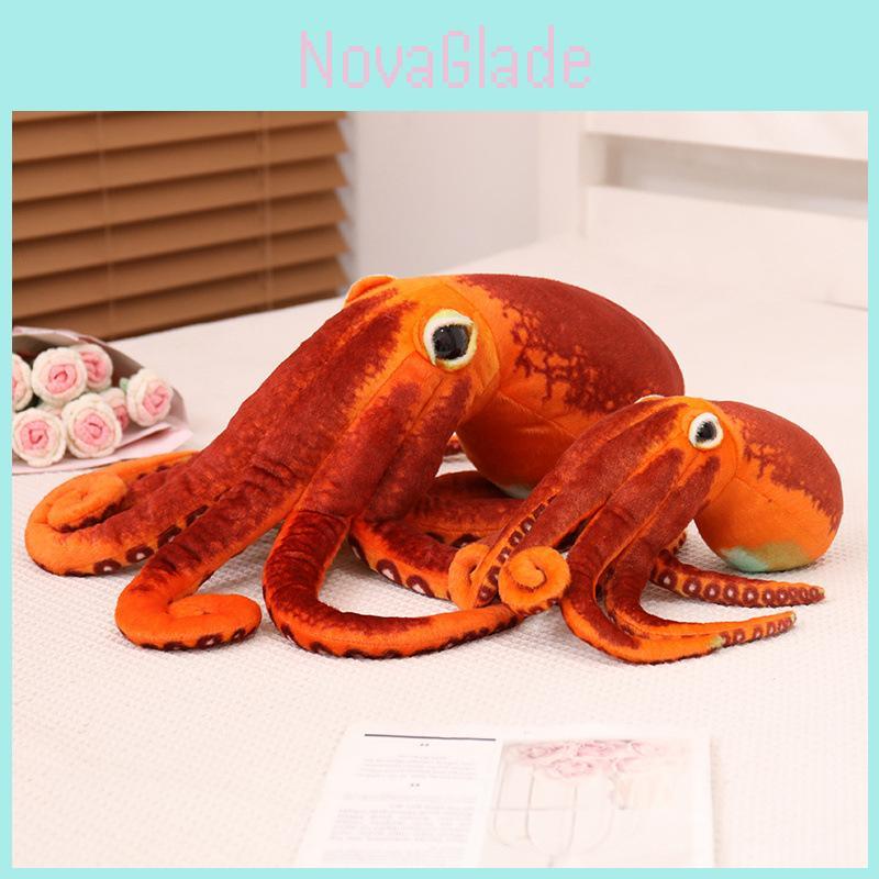 Realistic Octopus Plush Toy Cartoon Style Stuffed Animal Gift Funny And Playful