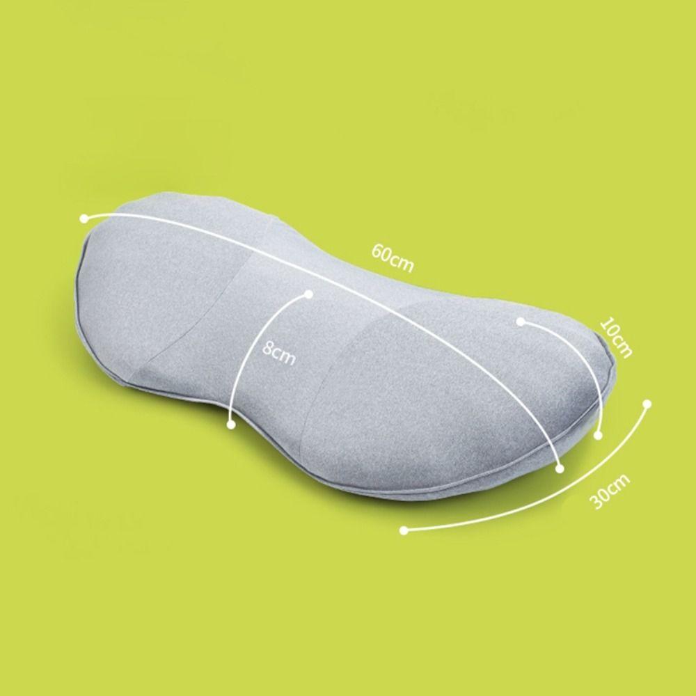 High Rebound Lumbar Pillow Spine Protection Memory Foam Back Pillow for Bed Lumbar Support Comfortable Back Support Cushion