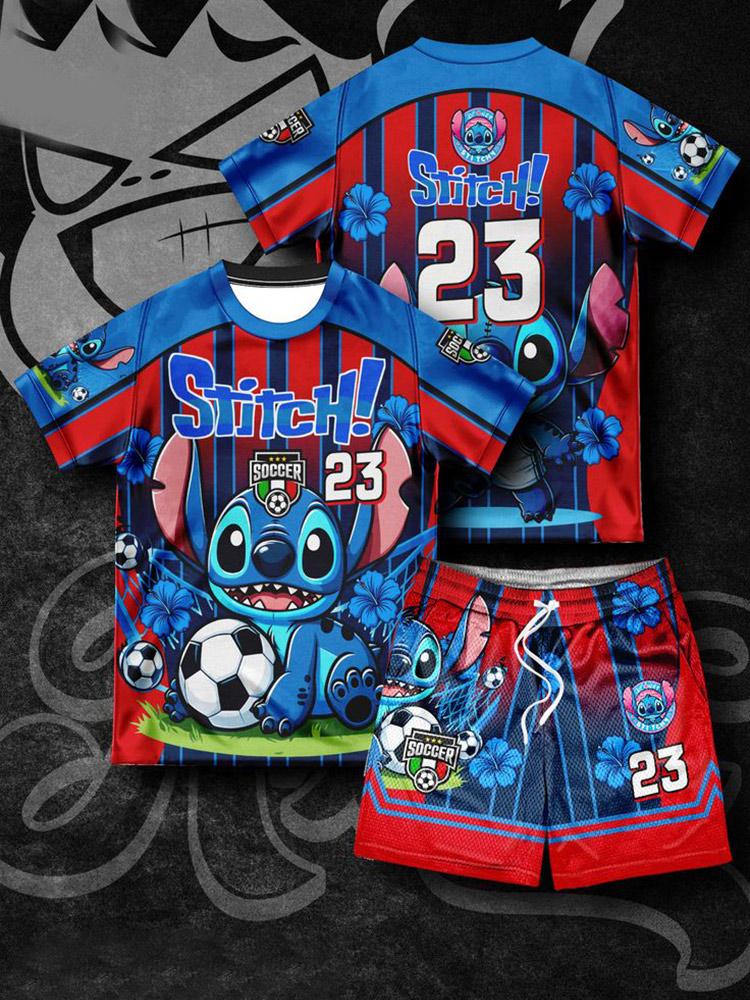 Beach Kids SpiderMan Children's Summer Short Sleeved T-shirt Shorts Set 2 Piece Sets for Kids Pants Casual Breathable Cool Beach